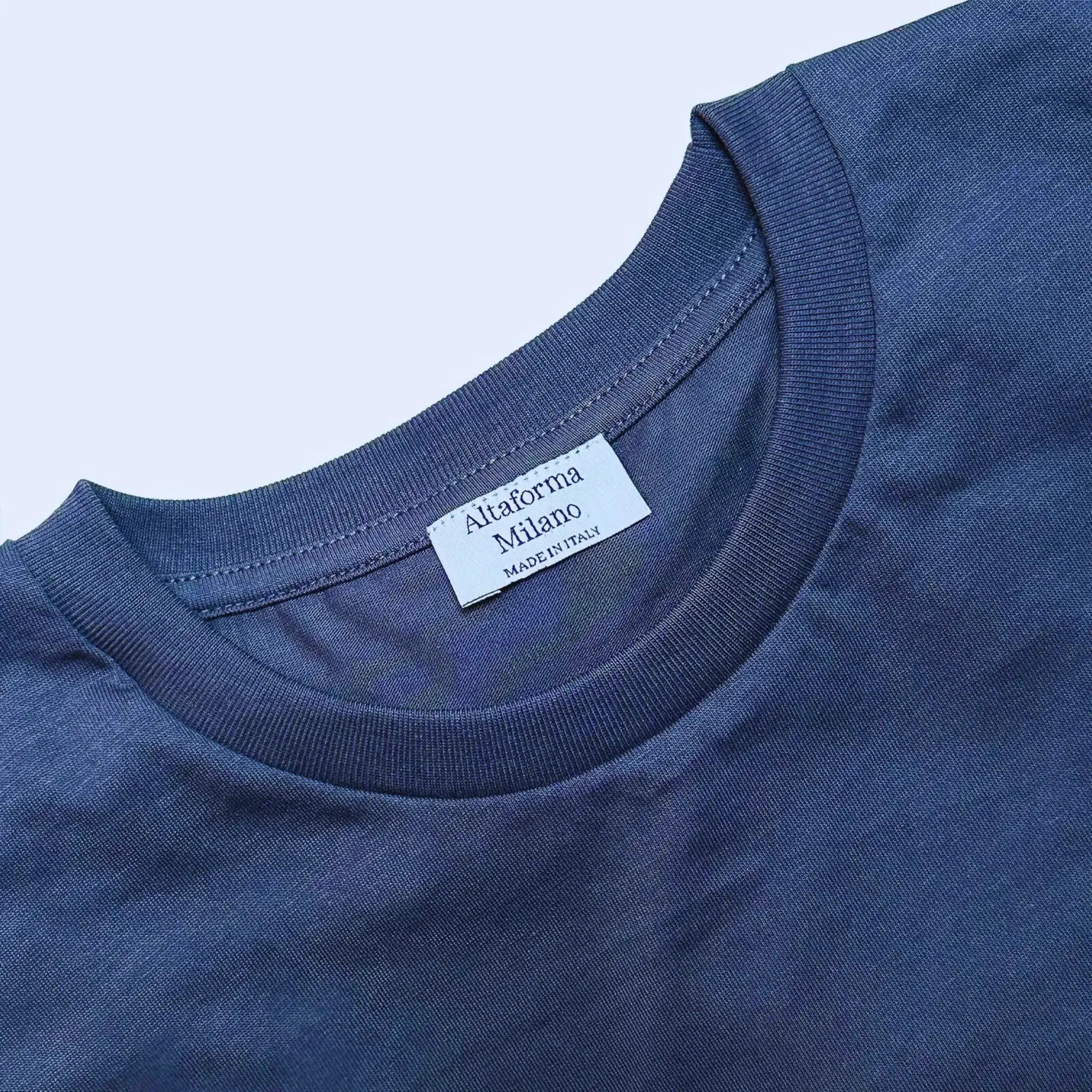 Paraggi Tshirt Muscle Fit Made in Italy Grigia - Altaforma Milano