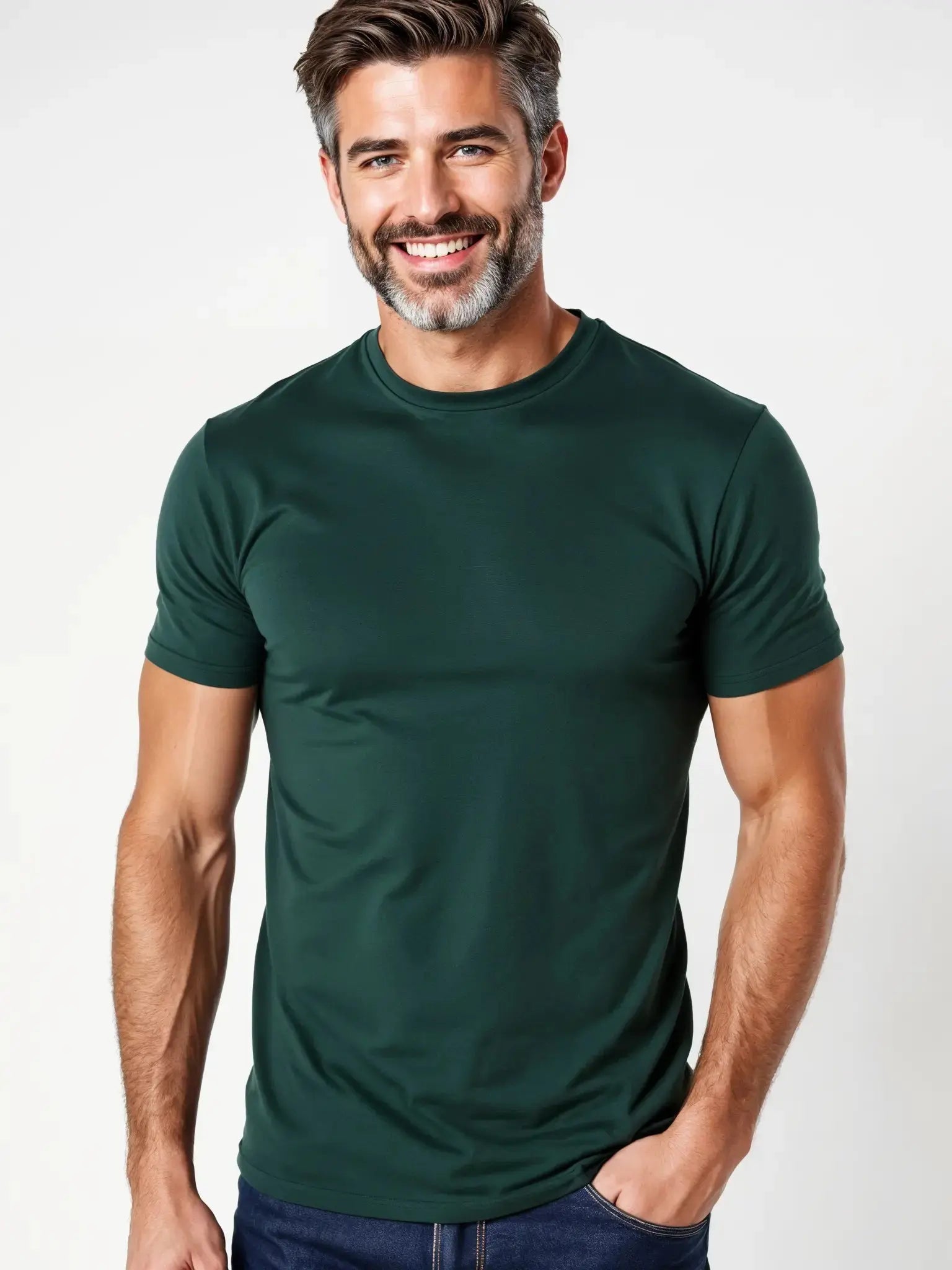 Gargano Tshirt Muscle Fit Verde - Altaforma Milano