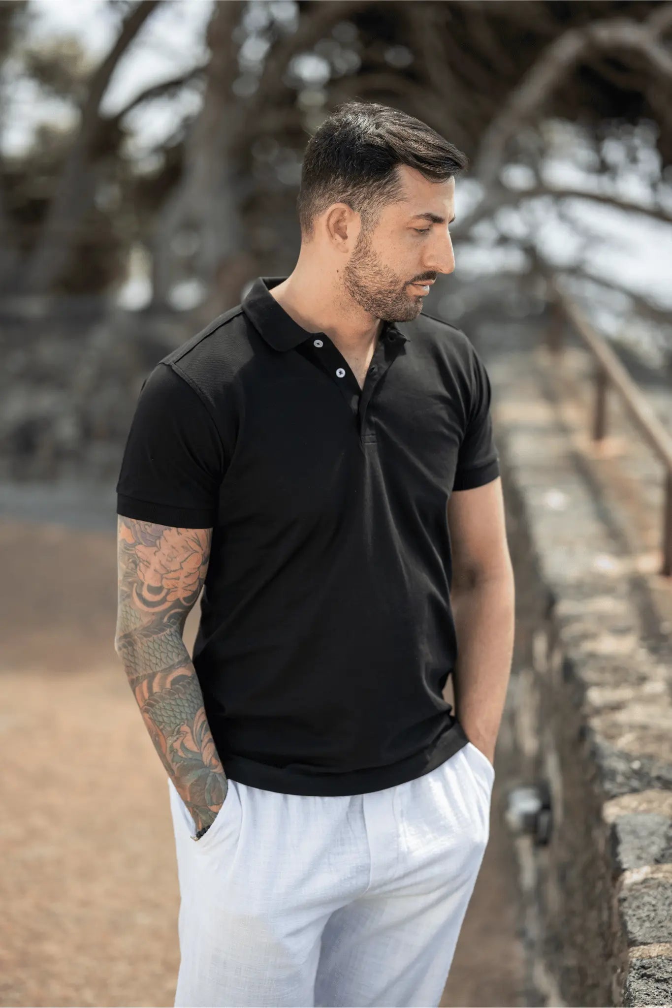 Procida Made in Italy Muscle Fit Polo - Altaforma Milano