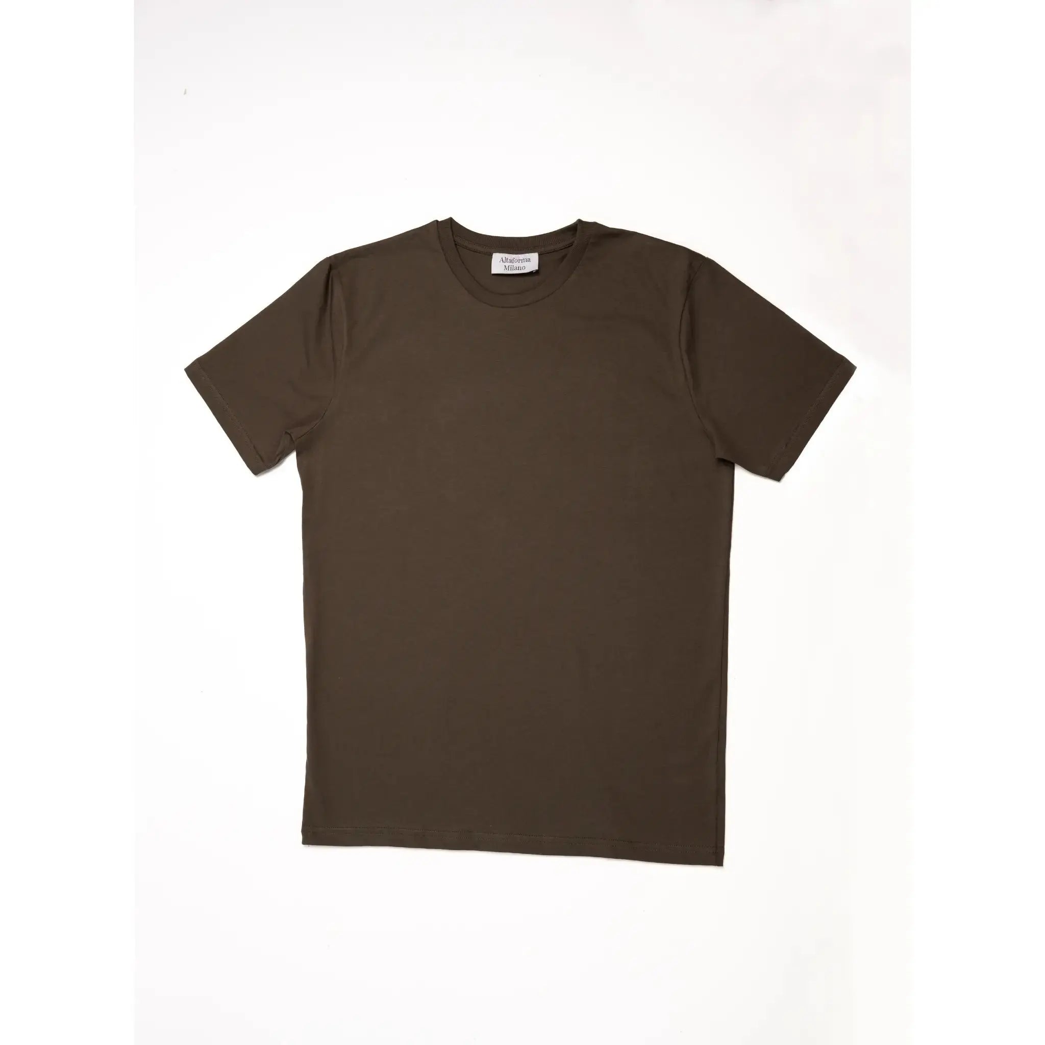 Riviera Tshirt Muscle Fit Made in Italy Verde Militare - Altaforma Milano