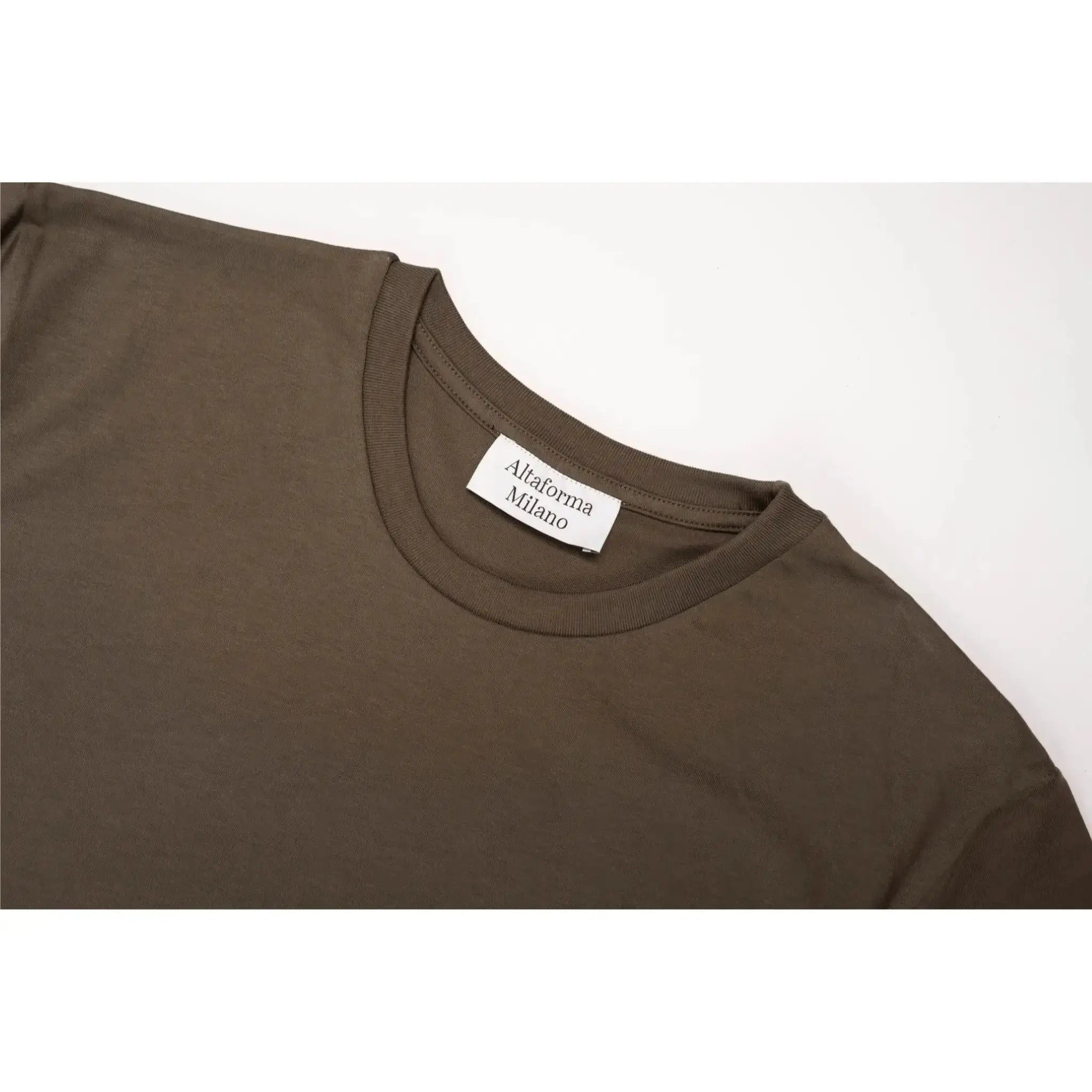 Riviera Tshirt Muscle Fit Made in Italy Verde Militare - Altaforma Milano