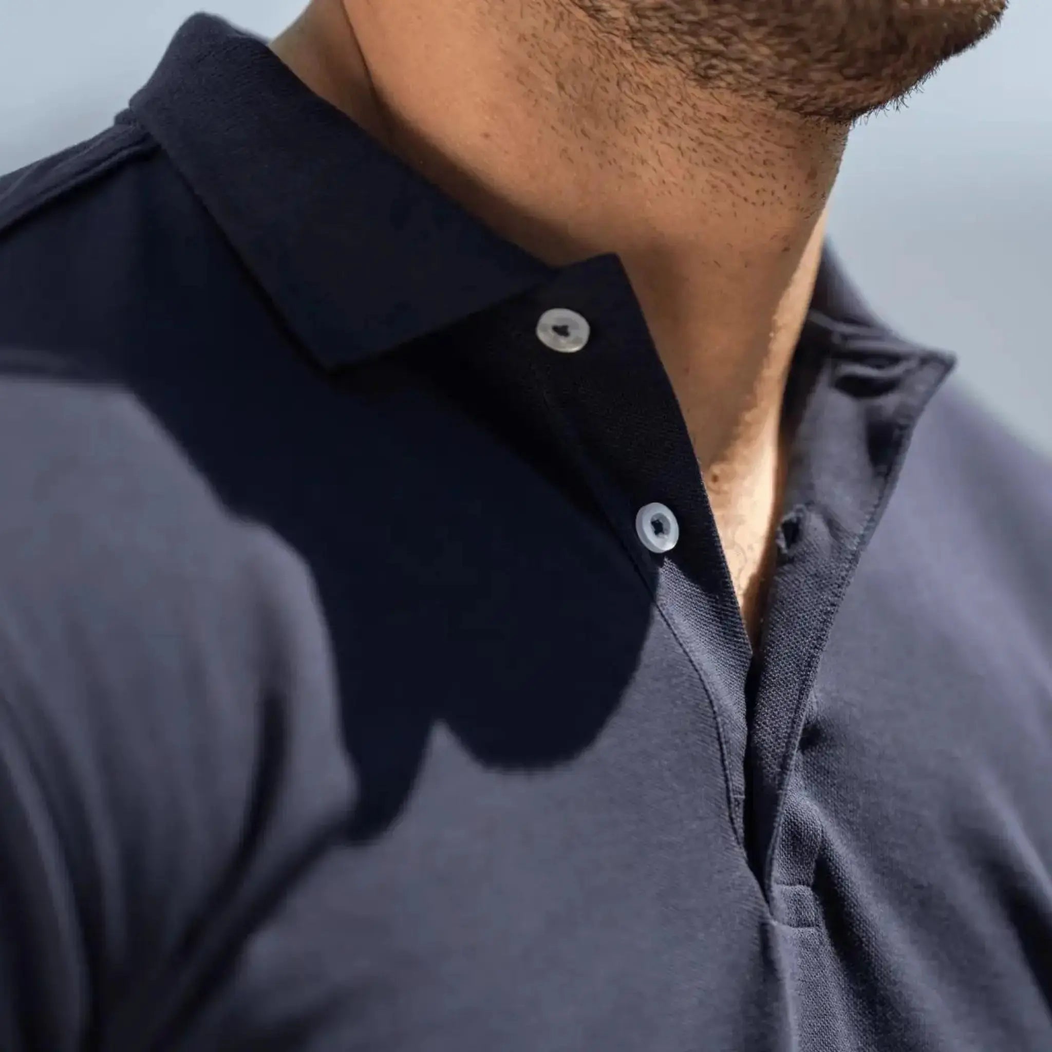 Sestriere Polo Muscle Fit Navy blu - Altaforma Milano